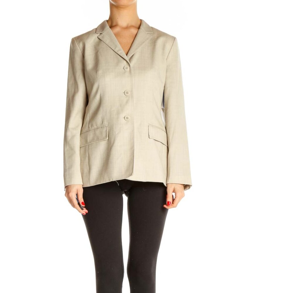 Ann taylor loft petites Beige Blazer - Picture 1 of 3